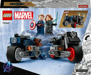 76260 Мотоциклы LEGO® Marvel Чёрной вдовы и Капитана Америка цена и информация | Конструкторы и кубики | hansapost.ee