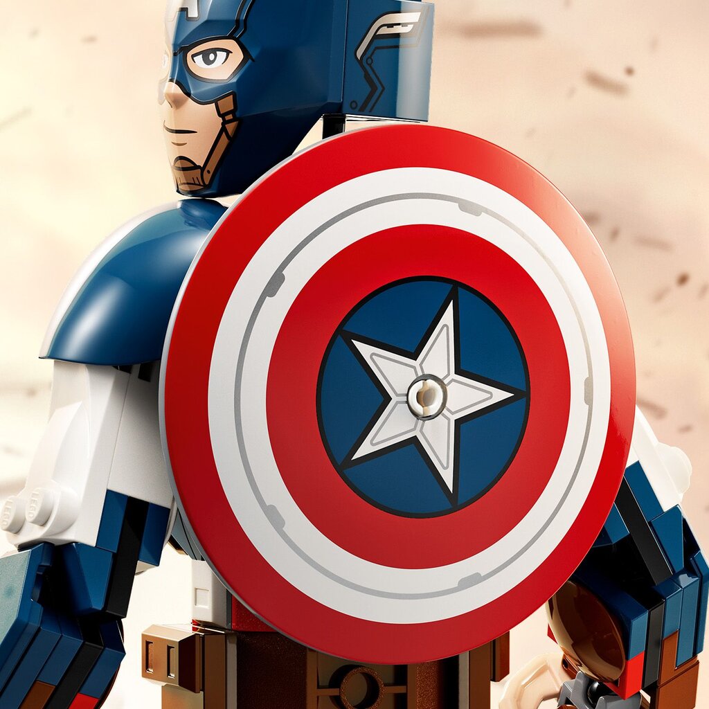 76258 LEGO® Marvel Captain America ehitatav figuriin hind ja info | Klotsid ja konstruktorid | hansapost.ee