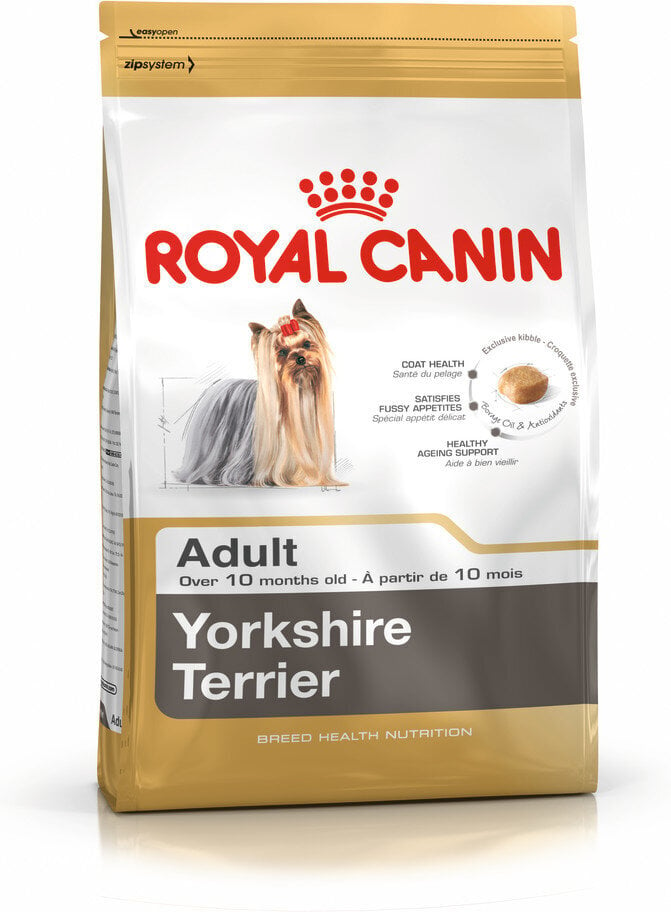 Kuivtoit täiskasvanud koertele ROYAL CANIN BHN Yorkshire terjer, 3kg цена и информация | Koerte kuivtoit ja krõbinad | hansapost.ee