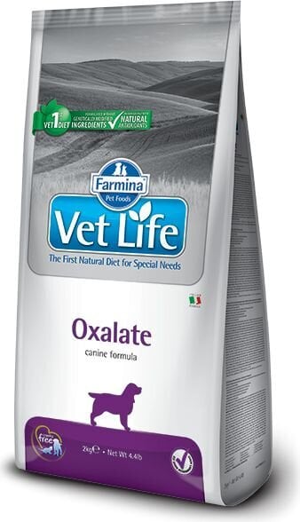 Kuivtoit koertele FARMINA Vet Life Oxalate Dog, 2kg hind ja info | Koerte kuivtoit ja krõbinad | hansapost.ee