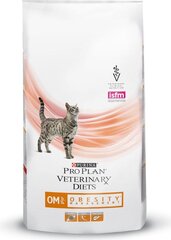 Корм для кошек Purina PRO Plan Veterinary Diets OM Формула для лечения ожирения,  5 кг цена и информация | Сухой корм для кошек | hansapost.ee