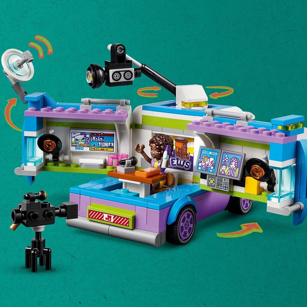 41749 LEGO® Friends Uudisteteenistuse kaubik hind ja info | Klotsid ja konstruktorid | hansapost.ee