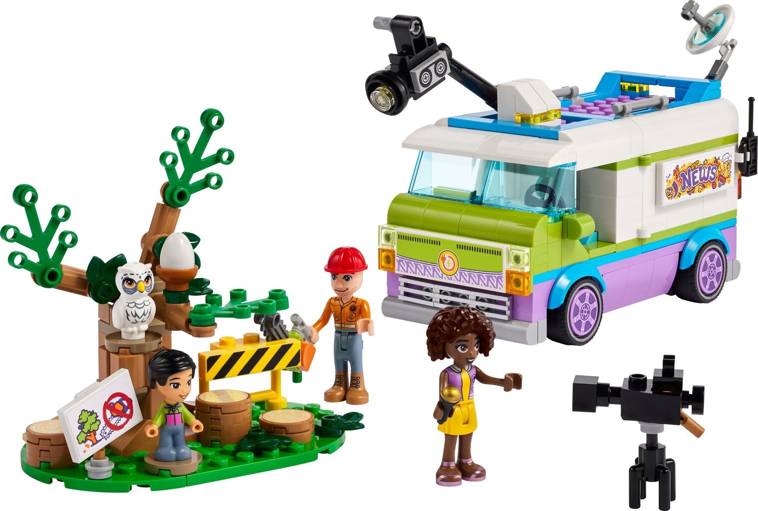 41749 LEGO® Friends Uudisteteenistuse kaubik цена и информация | Klotsid ja konstruktorid | hansapost.ee