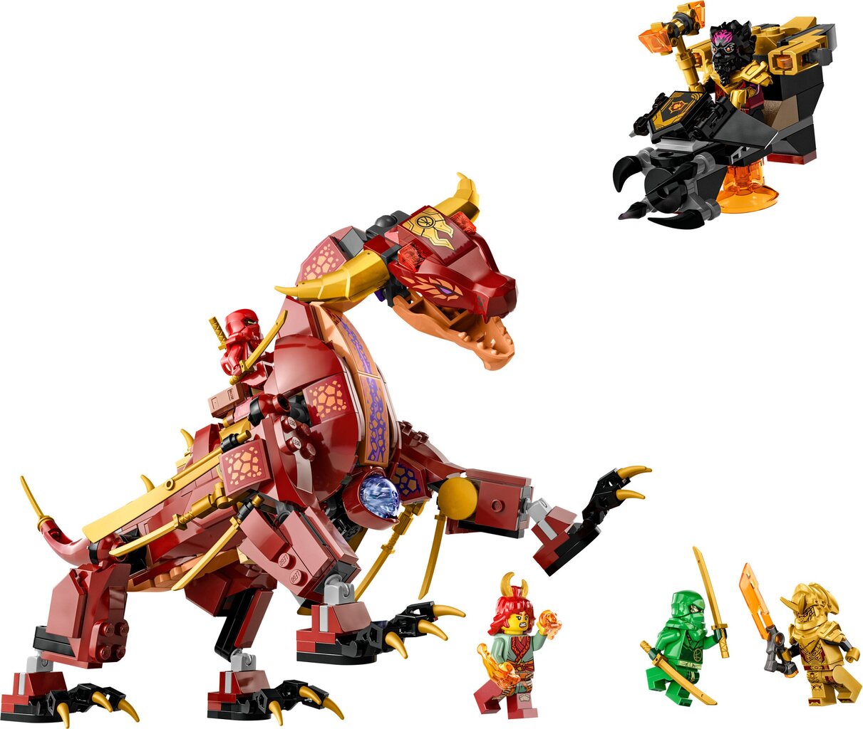 71793 LEGO® NINJAGO Heatwave muutuv laavadraakon hind ja info | Klotsid ja konstruktorid | hansapost.ee