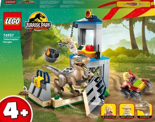 76957 Побег велоцираптора LEGO® Jurassic World цена и информация | Конструкторы и кубики | hansapost.ee