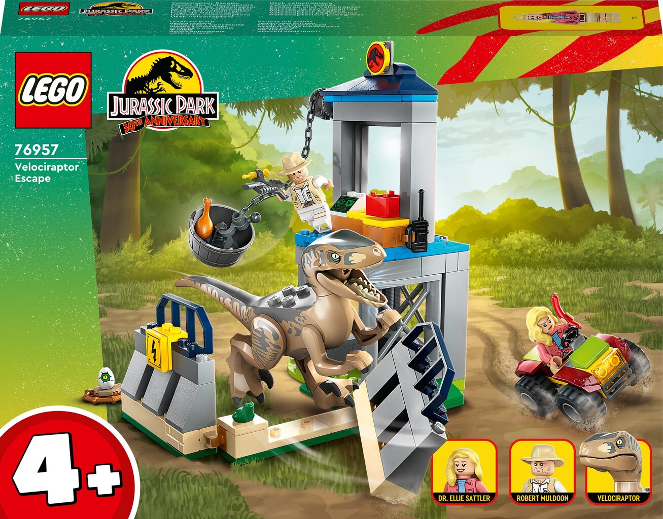 76957 LEGO® Jurassic World Velociraptori põgenemine hind ja info | Klotsid ja konstruktorid | hansapost.ee