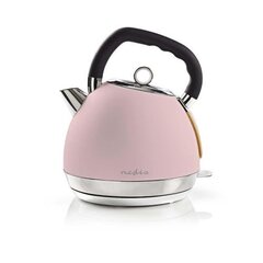 Чайник Nedis KAWK520EPK 1,8 л, розовый цена и информация | Электрочайники | hansapost.ee