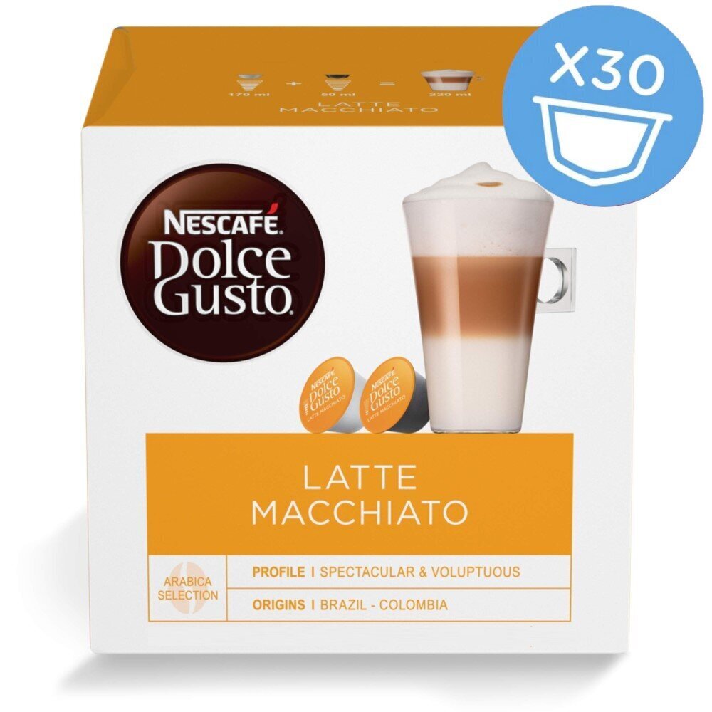 Nescafe Dolce Gusto Latte Macchiato 30 tükki Kohv kapslites цена и информация | Kohv ja kakao | hansapost.ee