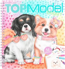 Kleebistega värvimisraamat Topmodel Doggy, 12164 hind ja info | Värviraamatud | hansapost.ee