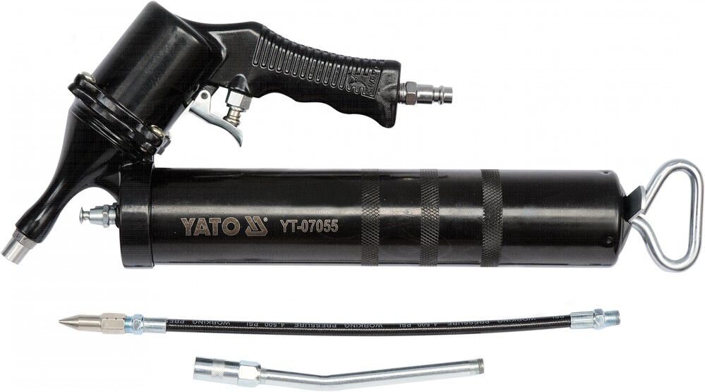 YATO PNEUMAATILINE määrdepüstol 400cc 07055 цена и информация | Käsitööriistad | hansapost.ee