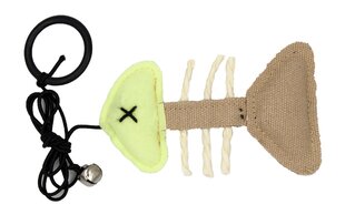 Barry King pimedas helendav kassilelu roheline kala 10x6cm hind ja info | Kasside mänguasjad | hansapost.ee