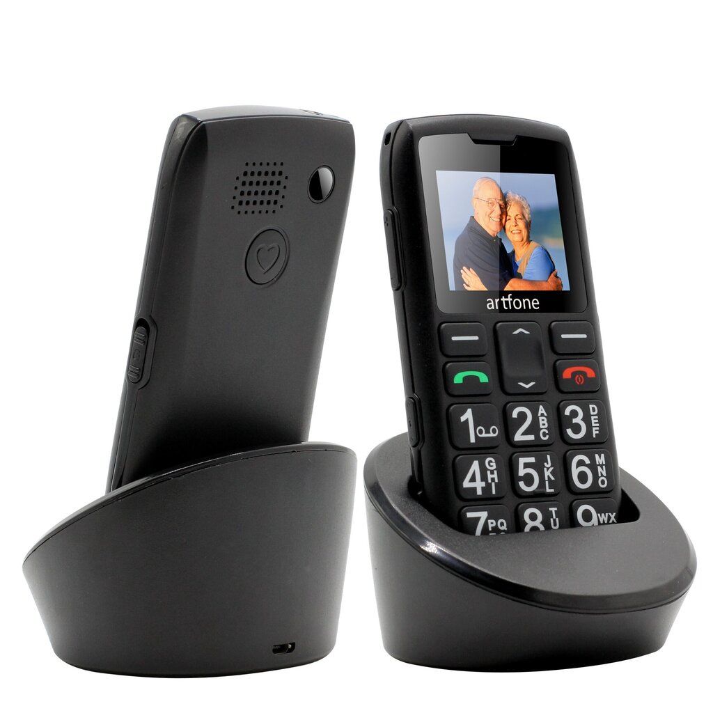 Seenioride telefons Artfone C1+, Dual SIM Black цена и информация | Telefonid | hansapost.ee