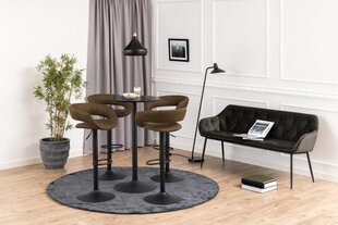 2 baaritooli komplekt Home4You Grace, pruun hind ja info | Köögitoolid, söögitoolid | hansapost.ee