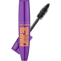 Ripsmetušš Miss Sporty Pump Up Booster Mascara 002 Brown, 12ml hind ja info | Lauvärvid, ripsmetušid ja silmapliiatsid | hansapost.ee