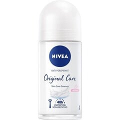 Higistamisvastane rulldeodorant Nivea Original Care, 50ml kaina ir informacija | Deodorandid | hansapost.ee