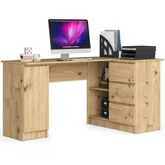 Письменный стол Akord B20 155, коричневый цвет цена и информация | Компьютерные, письменные столы | hansapost.ee