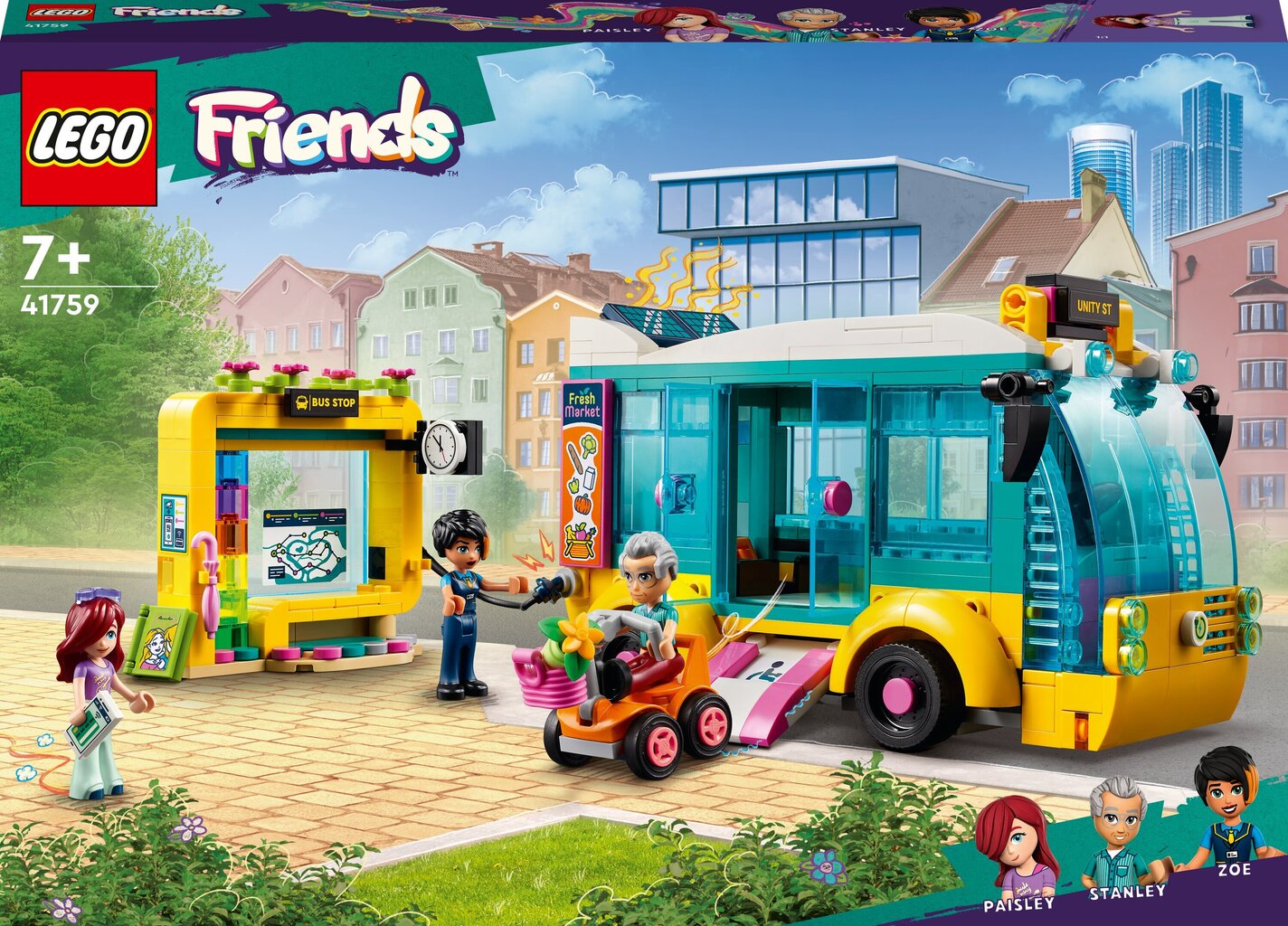 41759 LEGO® Friends Heartlake linnabuss hind ja info | Klotsid ja konstruktorid | hansapost.ee