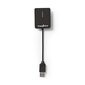 Nedis UHUBU2410BK USB Hub - Splitter цена и информация | USB adapterid ja jagajad | hansapost.ee
