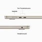 Macbook Air 15” Apple M2 8C CPU, 10C GPU/8GB/256GB SSD/Starlight/RUS - MQKU3RU/A hind ja info | Sülearvutid | hansapost.ee