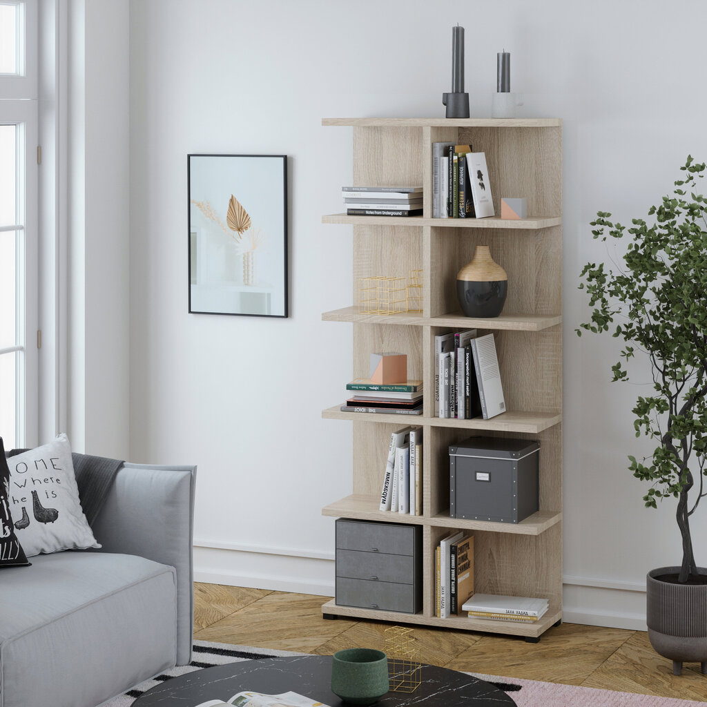 Riiul ADRK Furniture Morrison, pruun hind ja info | Riiulid | hansapost.ee