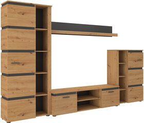 Секция ADRK Furniture Faren, коричневый/серый цвет цена и информация | Секции | hansapost.ee