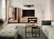 TV-laud ADRK Furniture Aria, pruun цена и информация | Televiisori alused | hansapost.ee