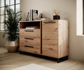 Kummut ADRK Furniture Aria 1D3S, pruun hind ja info | Kummutid | hansapost.ee