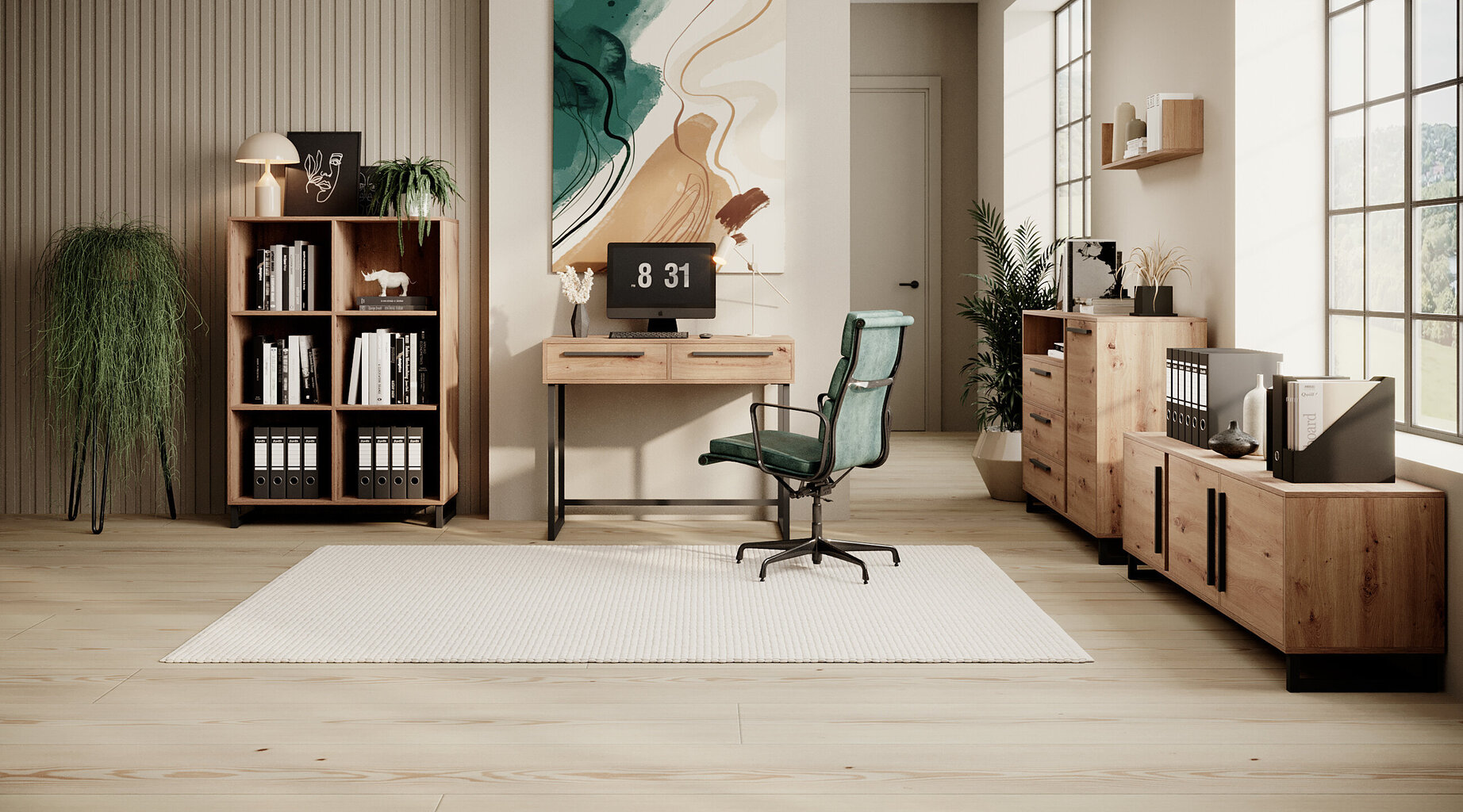 Kummut ADRK Furniture Aria 1D3S, pruun hind ja info | Kummutid | hansapost.ee