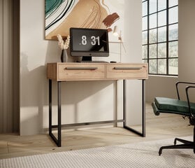 Kirjutuslaud ADRK Furniture Aria, pruun/must цена и информация | Компьютерные, письменные столы | hansapost.ee