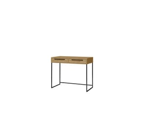 Kirjutuslaud ADRK Furniture Aria, pruun/must цена и информация | Компьютерные, письменные столы | hansapost.ee