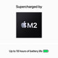 Macbook Air 15” Apple M2 8C CPU, 10C GPU/8GB/256GB SSD/Space Grey/RUS - MQKP3RU/A цена и информация | Sülearvutid | hansapost.ee