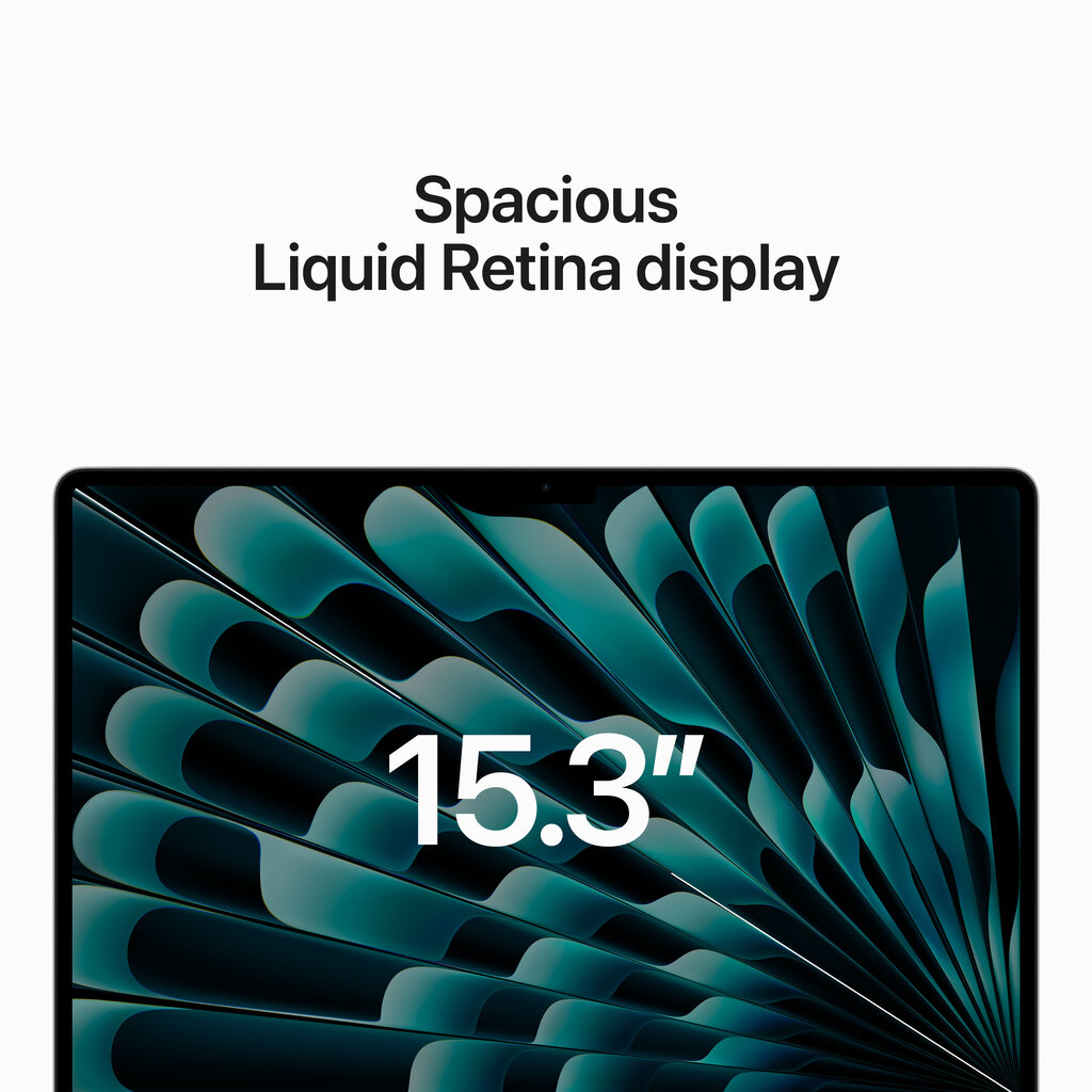 Macbook Air 15” Apple M2 8C CPU, 10C GPU/8GB/256GB SSD/Silver/RUS - MQKR3RU/A цена и информация | Sülearvutid | hansapost.ee