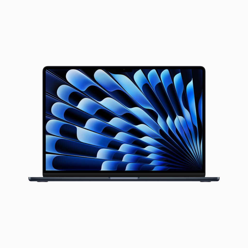 Macbook Air 15” Apple M2 8C CPU, 10C GPU/8GB/256GB SSD/Midnight/SWE - MQKW3KS/A цена и информация | Sülearvutid | hansapost.ee