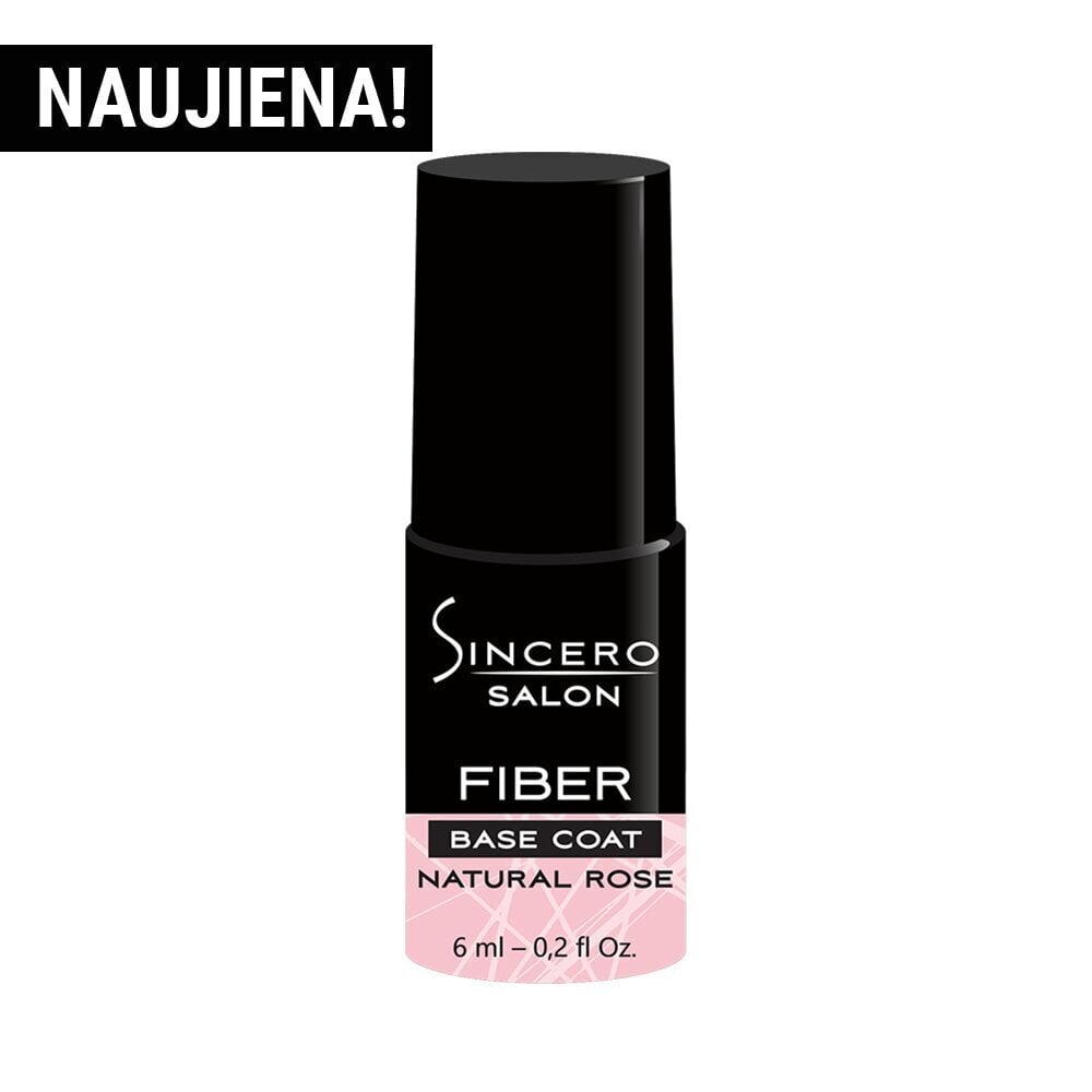 Klaaskiust alus geellakk Sincero Salon, Natural rose, 6 ml hind ja info | Küünelakid ja küünelakieemaldajad | hansapost.ee