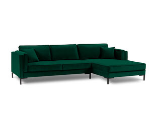 Угловой диван Luis 5, зеленый/черный цвет цена и информация | Диваны | hansapost.ee