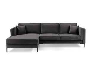 Угловой диван Luis 5, темно-серый/черный цена и информация | Диваны | hansapost.ee