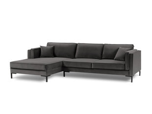 Угловой диван Luis 5, темно-серый/черный цена и информация | Диваны | hansapost.ee