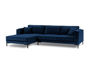 Угловой диван Luis 5, синий/черный цвет цена и информация | Диваны | hansapost.ee