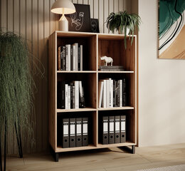 Полка ADRK Furniture Aria, коричневый/черный цвет цена и информация | Полки | hansapost.ee