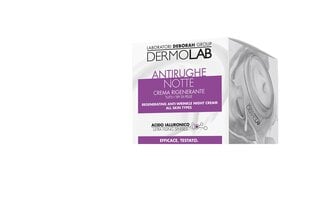 Trimmiv kortsudevastane öökreem Deborah Dermolab Regenerating Anti-Wrinkle Night 50 ml цена и информация | Кремы для лица | hansapost.ee