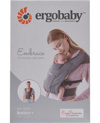 Переноска Ergobaby Embrace, серая цена и информация | ERGObaby Товары для детей и младенцев | hansapost.ee