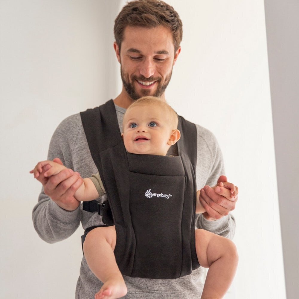 Ergobaby kandekott Embrace, pure black hind ja info | Kõhukotid, kandekotid | hansapost.ee