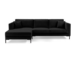 Угловой диван Luis 5, черный цена и информация | Диваны | hansapost.ee