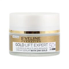 Päeva- ja öökreem 50+ Eveline Cosmetics Gold Lift Expert 50 ml цена и информация | Кремы для лица | hansapost.ee