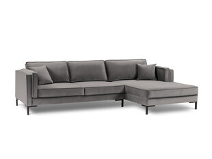Угловой диван Luis 5, светло-серый/черный цвет цена и информация | Диваны | hansapost.ee