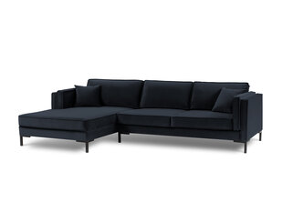Угловой диван Луис 5, темно-синий/черный цвет цена и информация | Диваны | hansapost.ee