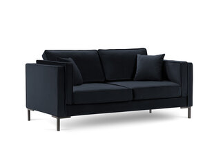 Двухместный диван Луис 2, темно-синий/черный цвет цена и информация | Диваны | hansapost.ee