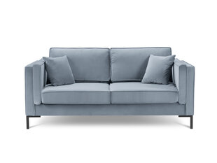Двухместный диван Luis 2, голубой/черный цвет цена и информация | Диваны | hansapost.ee