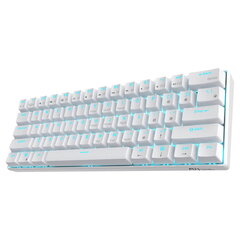 Klaviatuur Royal Kludge RK61, 60%, Hot-swap, Red Switches, US price and information | Keyboards | hansapost.ee