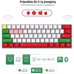 Klaviatuur Royal Kludge RK61, 60%, Hot-swap, Brown Switches, US цена и информация | Клавиатура с игровой мышью 3GO COMBODRILEW2 USB ES | hansapost.ee